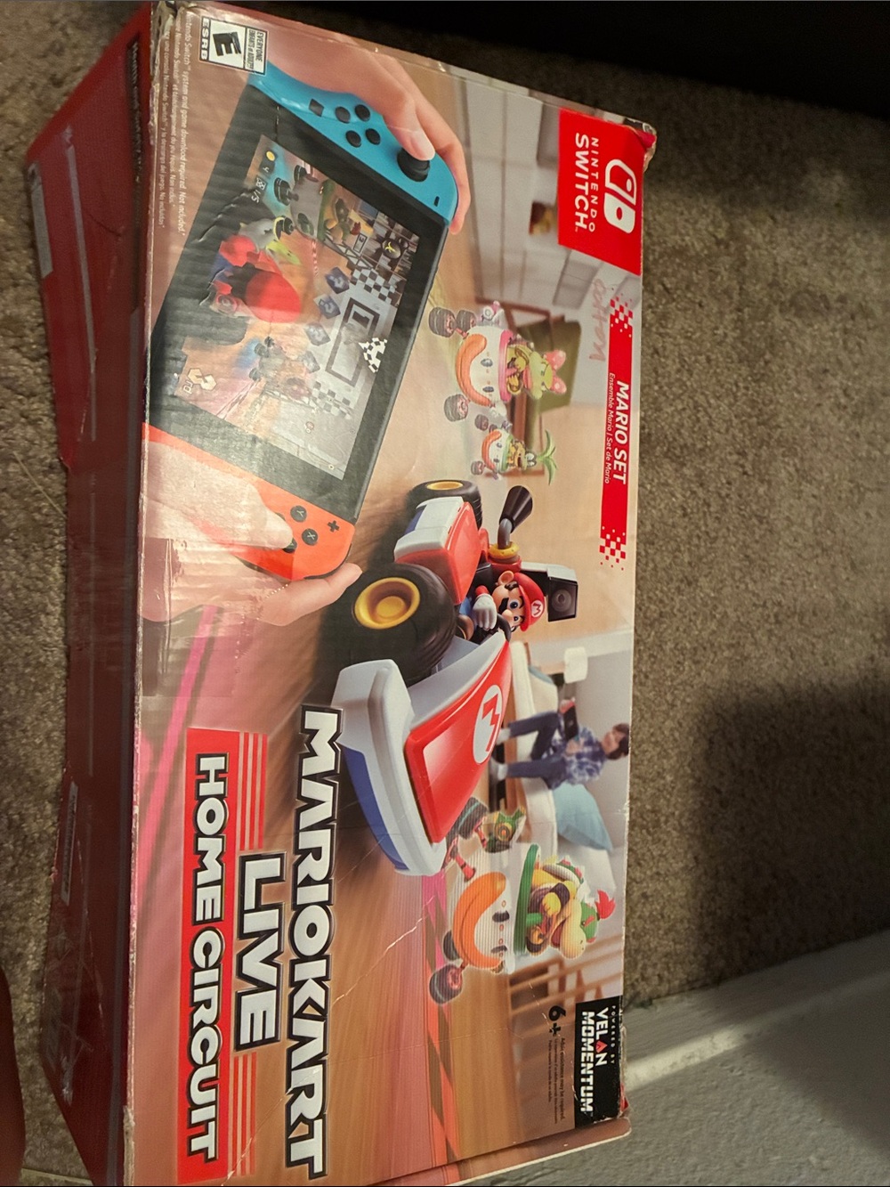 Nintendo Mario Kart Live Home Circuit with Red Kart and Blue/Orange Joy‑Con